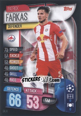 Cromo Patrick Farkas - UEFA Champions League 2019-2020. Match Attax. Germany n. SAL8 - Topps