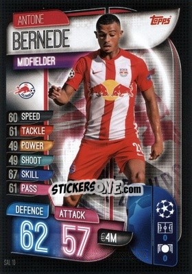 Cromo Antoine Bernede - UEFA Champions League 2019-2020. Match Attax. Germany n. SAL10 - Topps