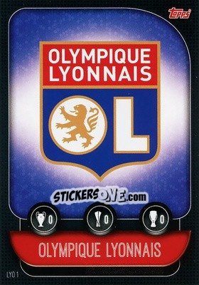 Sticker Escudo - UEFA Champions League 2019-2020. Match Attax. Germany n. LYO1 - Topps
