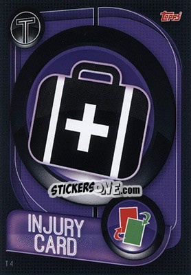 Sticker Injury Card - UEFA Champions League 2019-2020. Match Attax. Germany n. T4 - Topps
