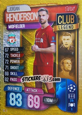 Sticker Jordan Henderson