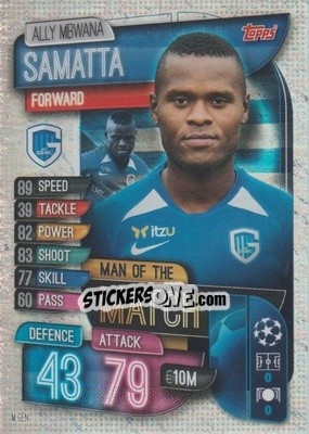 Sticker Ally Mbwana Samatta - UEFA Champions League 2019-2020. Match Attax. Germany n. M-GEN - Topps
