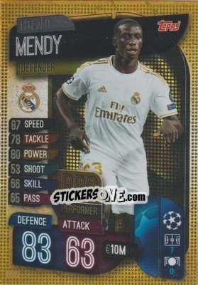 Sticker Ferland Mendy - UEFA Champions League 2019-2020. Match Attax. Germany n. PP2 - Topps