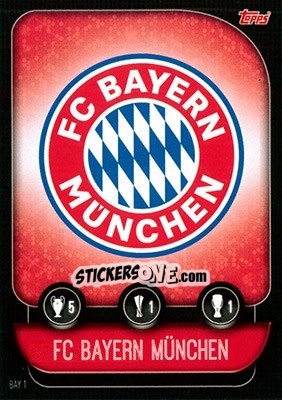 Sticker Escudo - UEFA Champions League 2019-2020. Match Attax. Germany n. BAY1 - Topps