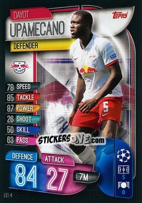 Cromo Dayot Upamecano - UEFA Champions League 2019-2020. Match Attax. Germany - Topps