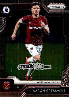 Sticker Aaron Cresswell - English Premier League 2019-2020. Prizm n. 2 - Panini