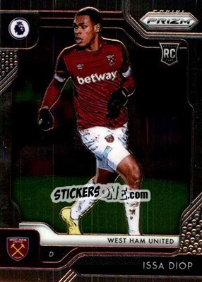 Sticker Issa Diop - English Premier League 2019-2020. Prizm n. 3 - Panini