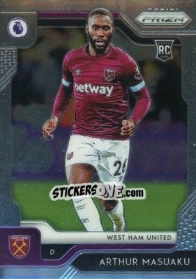 Sticker Arthur Masuaku - English Premier League 2019-2020. Prizm n. 5 - Panini