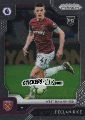 Figurina Declan Rice - English Premier League 2019-2020. Prizm - Panini