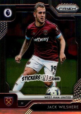 Figurina Jack Wilshere - English Premier League 2019-2020. Prizm - Panini