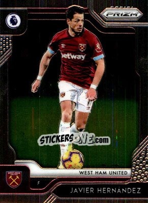 Sticker Javier Hernandez - English Premier League 2019-2020. Prizm n. 15 - Panini
