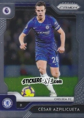 Sticker Cesar Azpilicueta - English Premier League 2019-2020. Prizm n. 19 - Panini