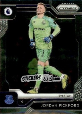 Sticker Jordan Pickford - English Premier League 2019-2020. Prizm n. 34 - Panini