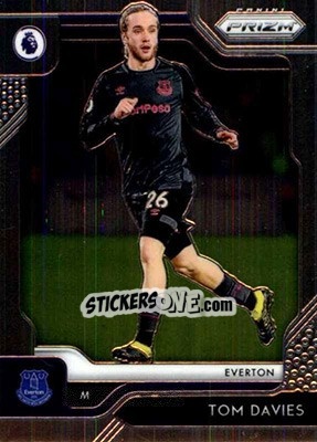 Sticker Tom Davies - English Premier League 2019-2020. Prizm n. 45 - Panini