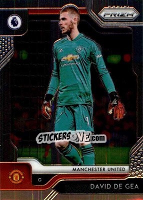 Sticker David de Gea - English Premier League 2019-2020. Prizm n. 50 - Panini