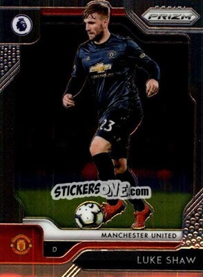 Sticker Luke Shaw - English Premier League 2019-2020. Prizm n. 54 - Panini