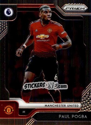 Sticker Paul Pogba - English Premier League 2019-2020. Prizm n. 57 - Panini