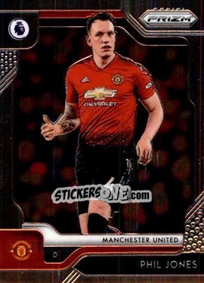 Figurina Phil Jones - English Premier League 2019-2020. Prizm - Panini