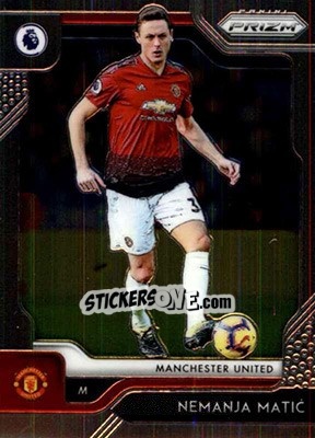 Sticker Nemanja Matic - English Premier League 2019-2020. Prizm n. 60 - Panini