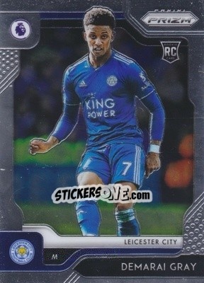 Sticker Demarai Gray - English Premier League 2019-2020. Prizm n. 75 - Panini