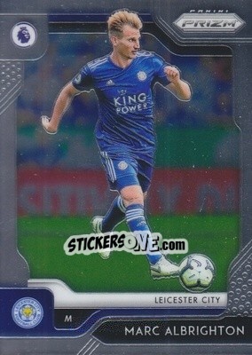Sticker Marc Albrighton - English Premier League 2019-2020. Prizm n. 78 - Panini