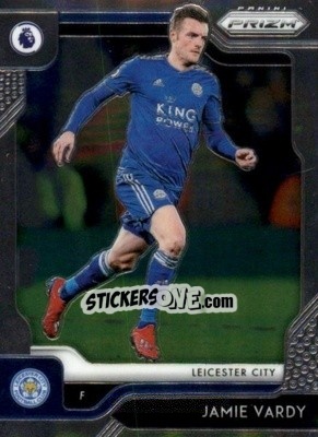 Figurina Jamie Vardy - English Premier League 2019-2020. Prizm - Panini