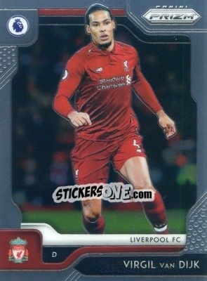 Sticker Virgil van Dijk - English Premier League 2019-2020. Prizm n. 86 - Panini