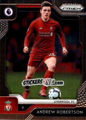 Sticker Andrew Robertson - English Premier League 2019-2020. Prizm n. 87 - Panini