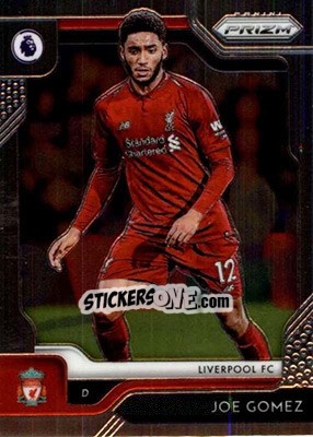 Cromo Joe Gomez - English Premier League 2019-2020. Prizm - Panini