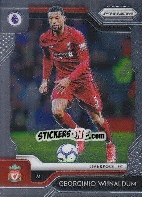 Sticker Georginio Wijnaldum - English Premier League 2019-2020. Prizm n. 91 - Panini