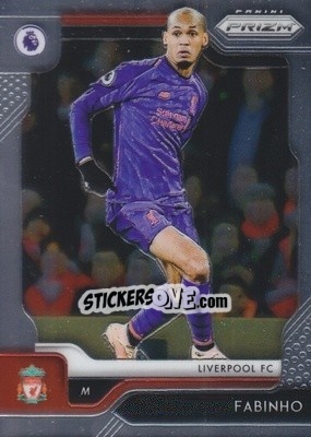 Sticker Fabinho - English Premier League 2019-2020. Prizm n. 92 - Panini