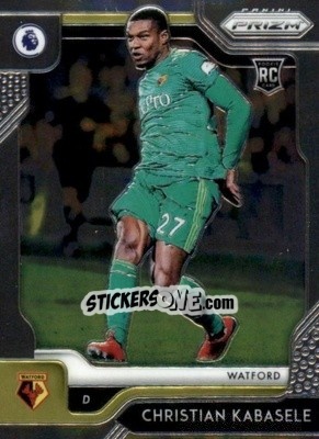 Sticker Christian Kabasele - English Premier League 2019-2020. Prizm n. 107 - Panini
