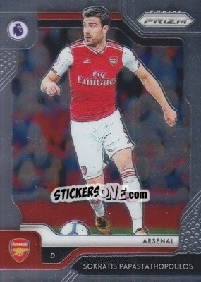 Figurina Sokratis Papastathopoulos - English Premier League 2019-2020. Prizm - Panini