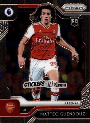 Sticker Matteo Guendouzi - English Premier League 2019-2020. Prizm - Panini