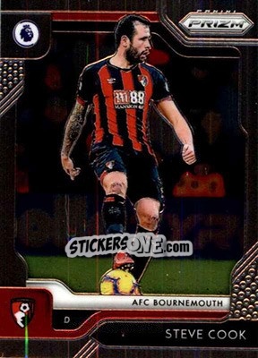 Sticker Steve Cook - English Premier League 2019-2020. Prizm n. 137 - Panini
