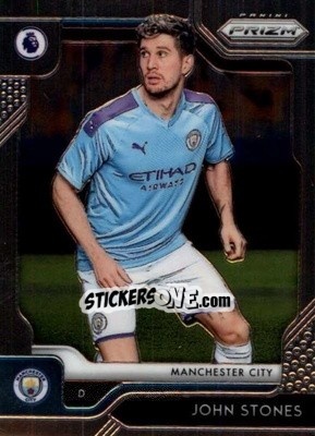 Sticker John Stones - English Premier League 2019-2020. Prizm n. 153 - Panini