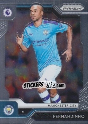 Sticker Fernandinho - English Premier League 2019-2020. Prizm n. 157 - Panini