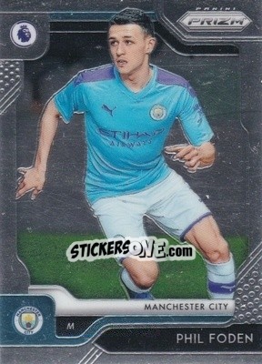 Sticker Phil Foden - English Premier League 2019-2020. Prizm - Panini