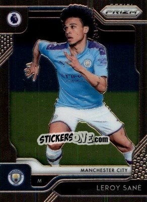 Sticker Leroy Sane - English Premier League 2019-2020. Prizm n. 163 - Panini