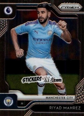 Sticker Riyad Mahrez - English Premier League 2019-2020. Prizm - Panini