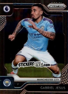 Sticker Gabriel Jesus - English Premier League 2019-2020. Prizm n. 167 - Panini