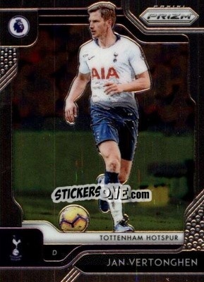 Sticker Jan Vertonghen - English Premier League 2019-2020. Prizm n. 187 - Panini