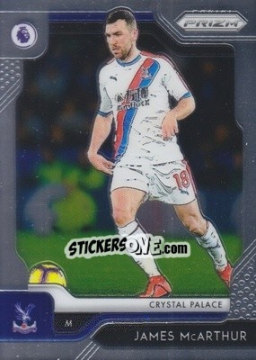 Sticker James McArthur - English Premier League 2019-2020. Prizm - Panini