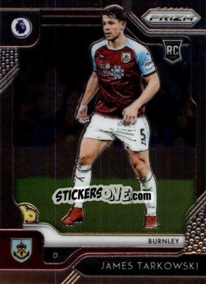 Cromo James Tarkowski - English Premier League 2019-2020. Prizm - Panini