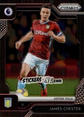 Sticker James Chester - English Premier League 2019-2020. Prizm n. 266 - Panini