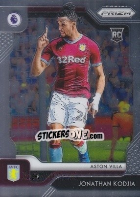 Figurina Jonathan Kodjia - English Premier League 2019-2020. Prizm n. 276 - Panini