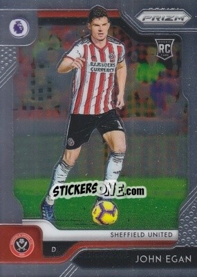 Sticker John Egan - English Premier League 2019-2020. Prizm n. 291 - Panini