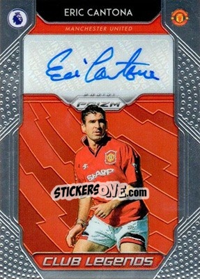 Figurina Eric Cantona - English Premier League 2019-2020. Prizm - Panini