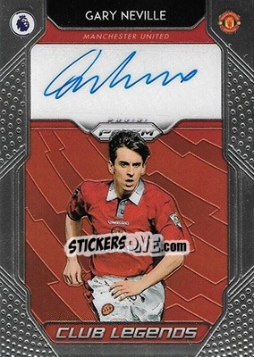 Sticker Gary Neville - English Premier League 2019-2020. Prizm n. cls7 - Panini