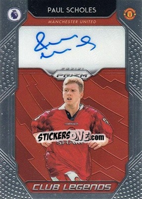Sticker Paul Scholes - English Premier League 2019-2020. Prizm n. cls15 - Panini
